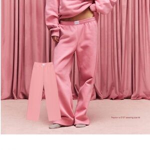 Parke valentines blush boxer sweatpants